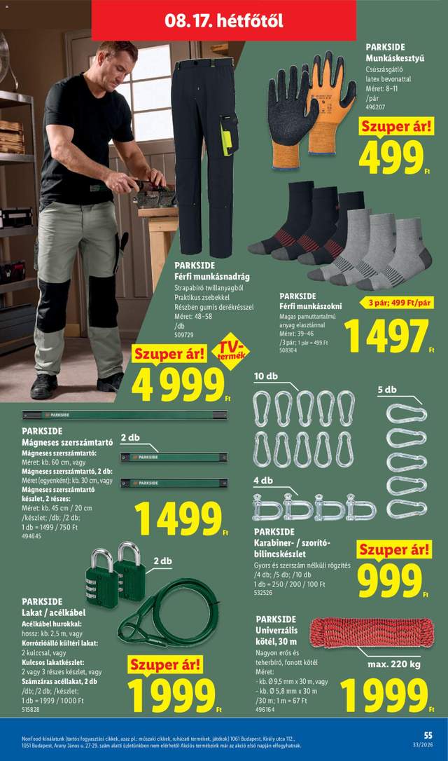 Új Lidl akciós újság 08.13.