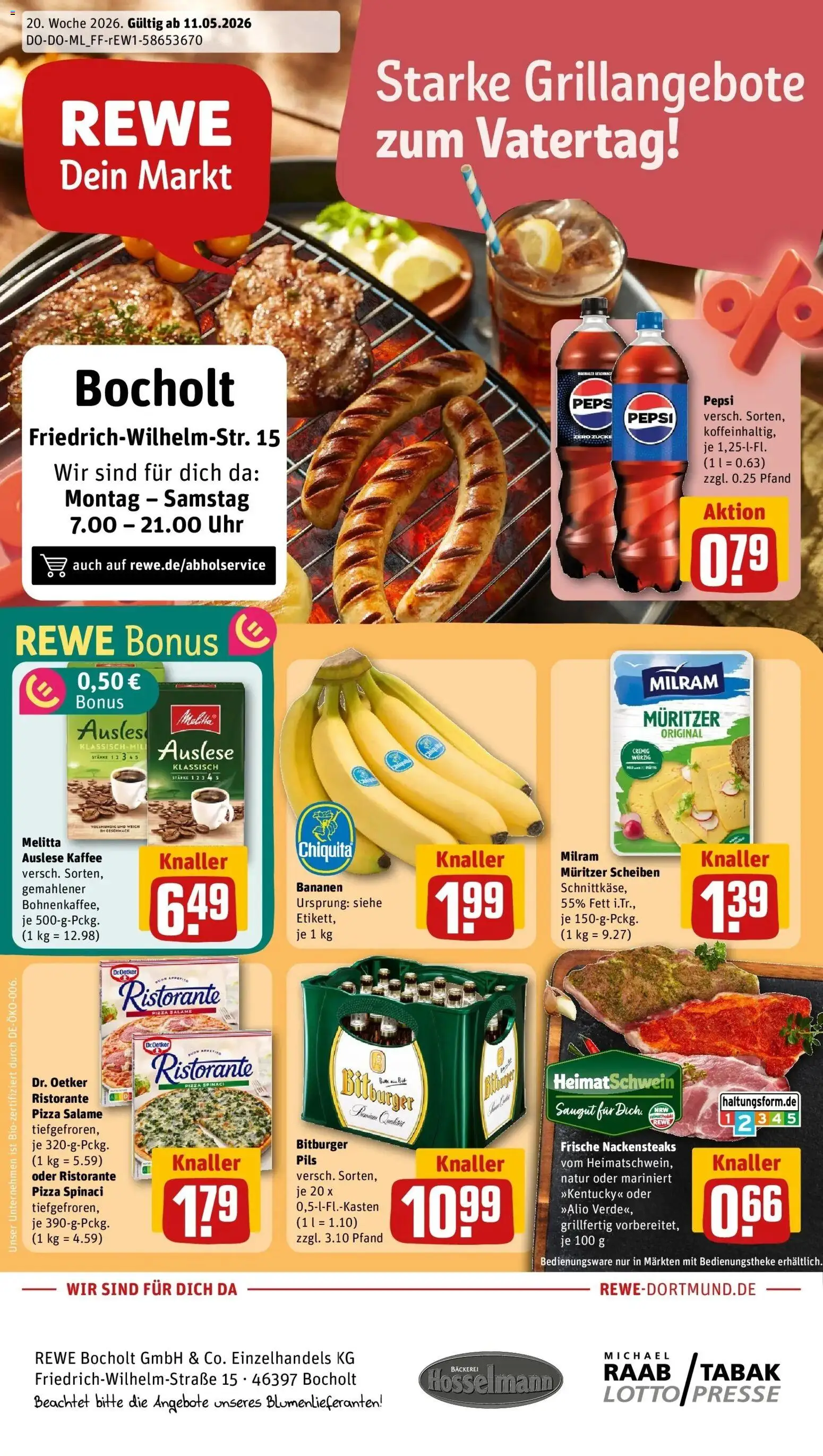 Vorschau von dem Prospekt des Geschäftes Rewe, gültig ab dem 10.05.2026