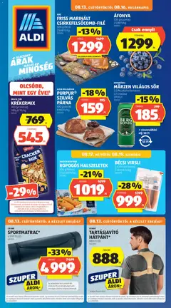 Aldi - Aldi akciós újság megtekintése, amely érvényes 2026.08.13.-től