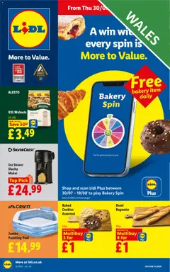 Preview of Lidl Weekly offers Wales valid from 30/07/2026