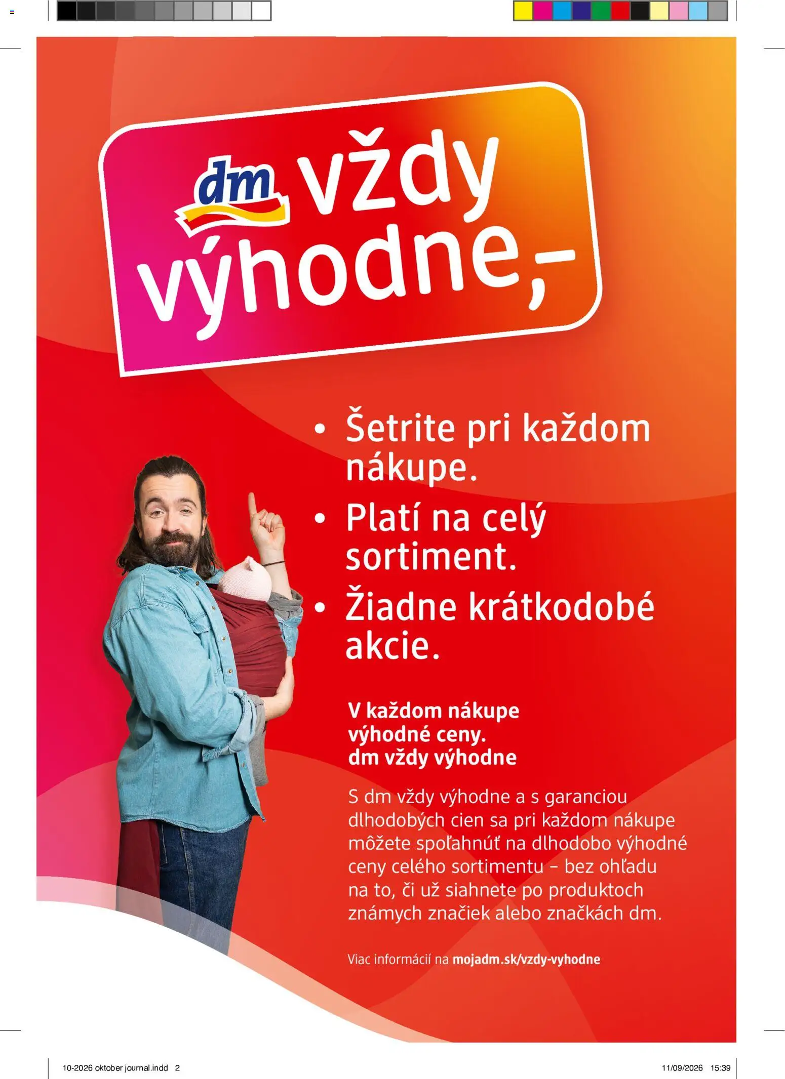 Náhľad dm drogerie letáku platného od 01.10.2026