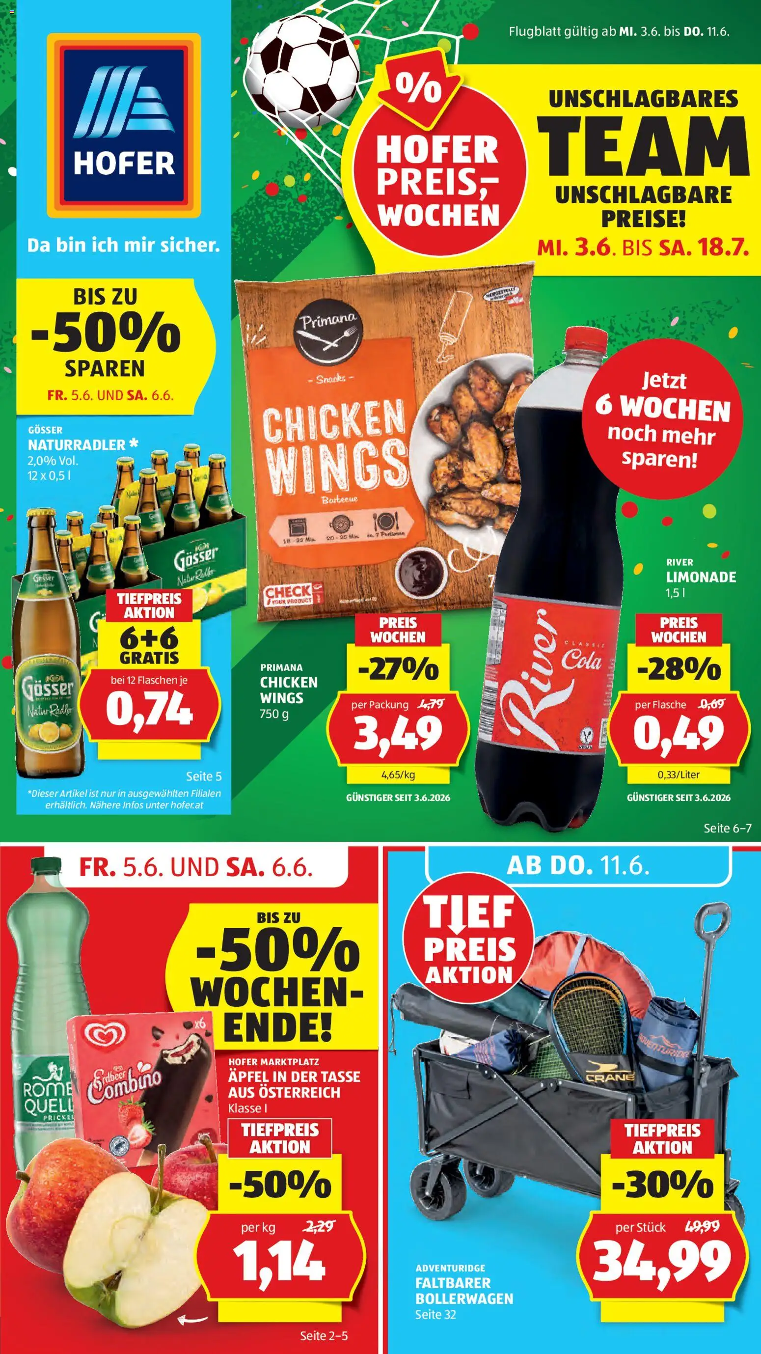 Vorschau der Angebote: Hofer Hofer Flugblatt gültig ab 03.06.2026