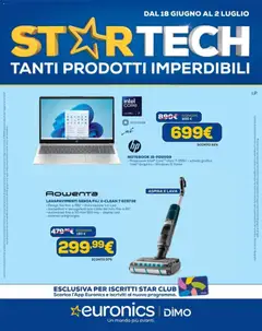 Anteprima dell'opuscolo Euronics volantino dal negozio Euronics valido da 18/06/2026