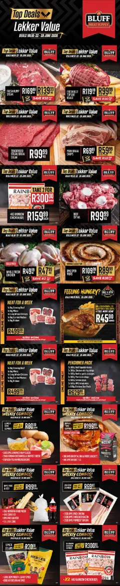 Preview of Bluff Meat Supply flyer valid from 22/06/2026