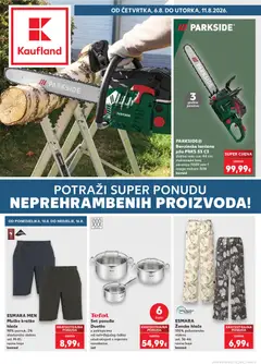 Pregled letka Split-Ravne njive trgovine Kaufland vrijedi od 06.08.2026