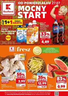 Pogląd gazetki "Kaufland Mocny Start ważne do 29.07" ze sklepu Kaufland ważnej od 27.07.2026