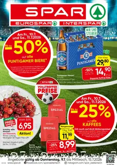 Vorschau der Angebote: Spar Spar Flugblatt - Steiermark gültig ab 09.07.2026