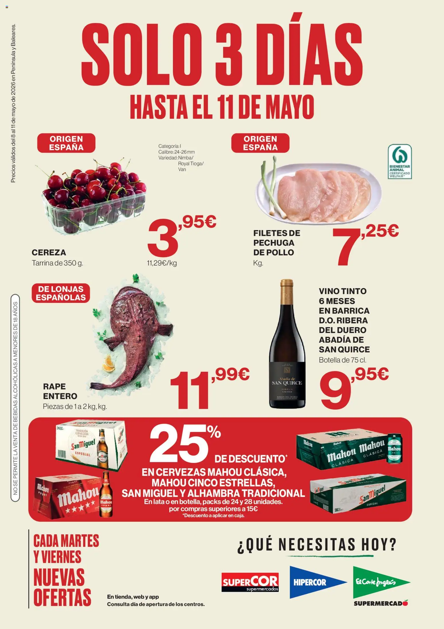 Vista previa del folleto de la tienda Hipercor válido desde el 08/05/2026 