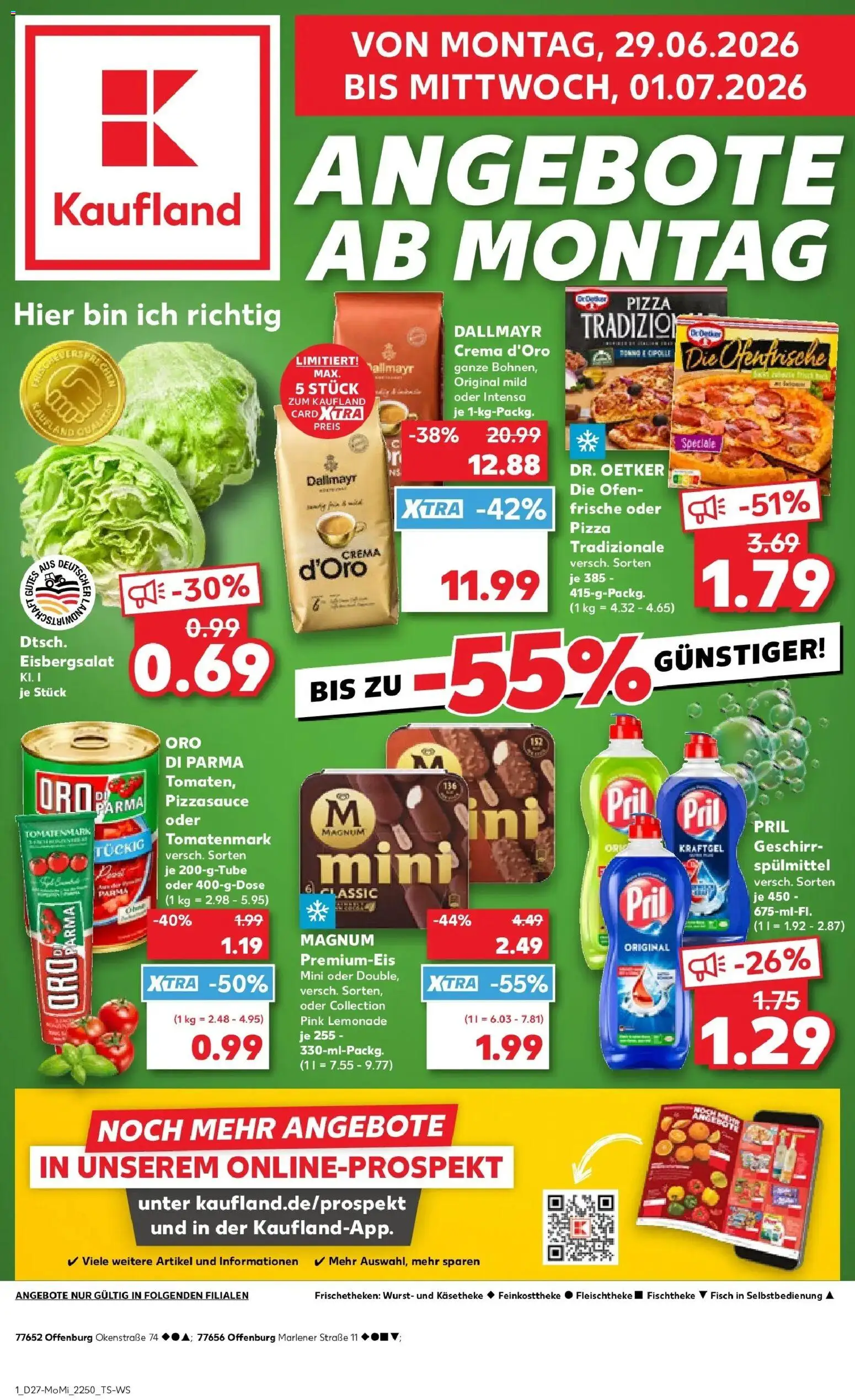 Vorschau von dem Prospekt des Geschäftes Kaufland, gültig ab dem 29.06.2026