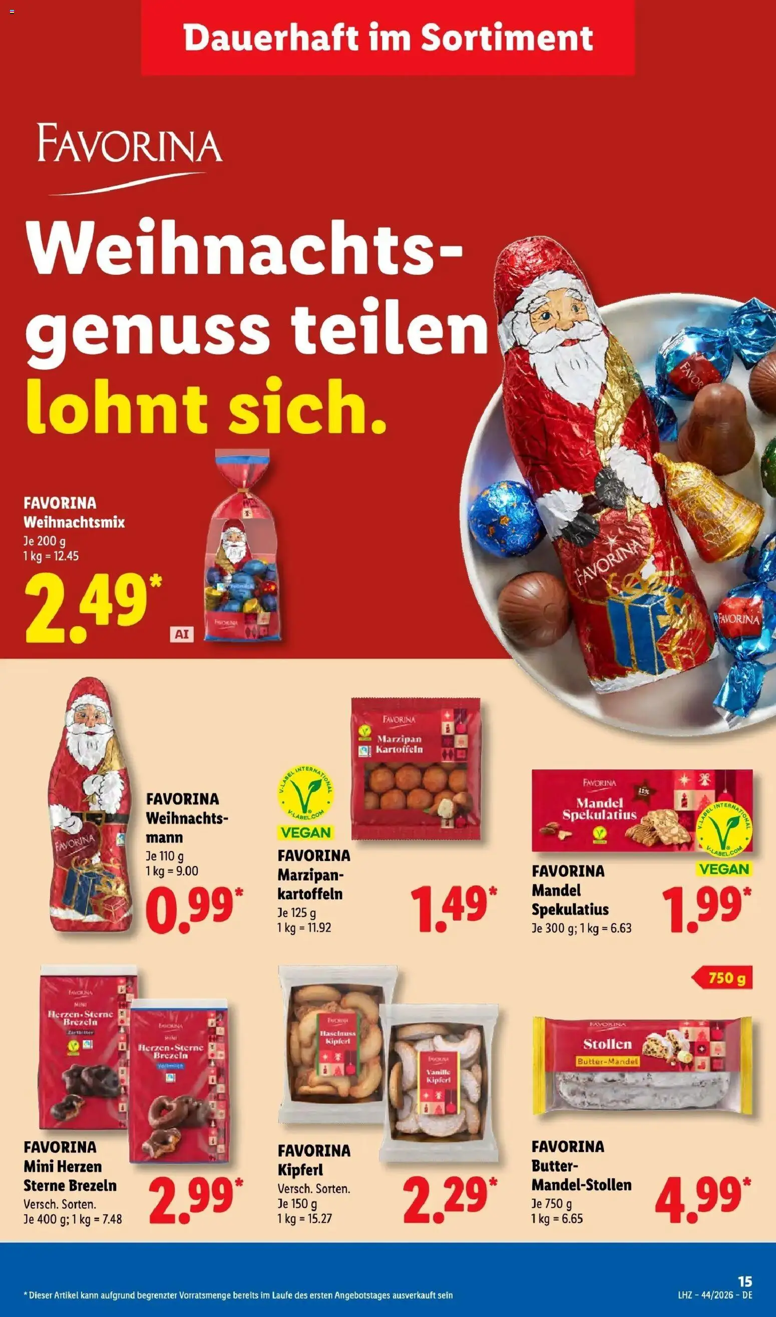 Vorschau von dem Prospekt des Geschäftes Lidl, gültig ab dem 26.10.2026