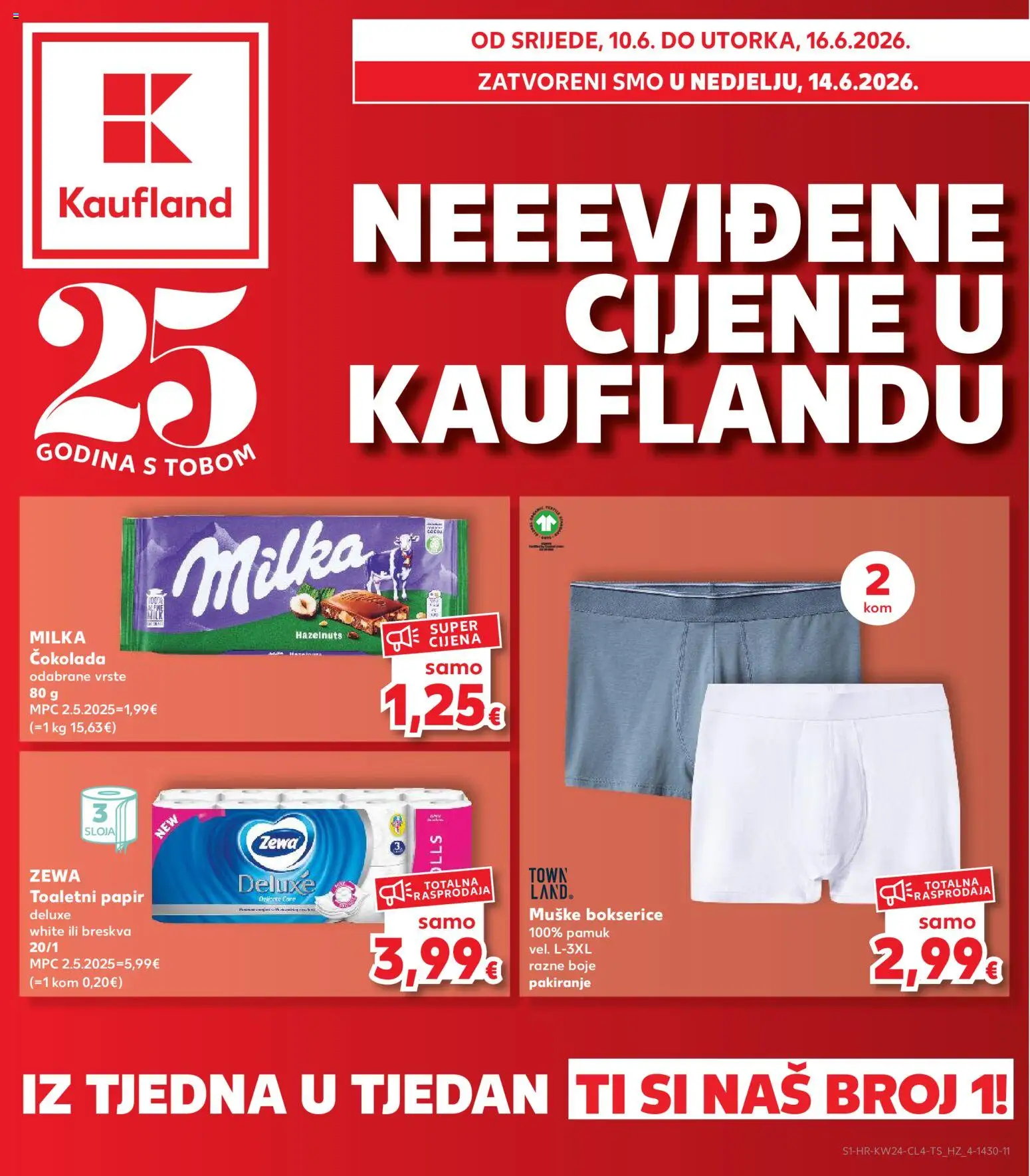 Pregled letka Split-Ravne njive trgovine Kaufland vrijedi od 10.06.2026