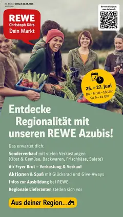Vorschau von dem Prospekt des Geschäftes Rewe, gültig ab dem 21.06.2026