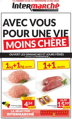Prévisualisation de Intermarché Folder de la semaine 25 du magasin Intermarché formulaire valide 16/06/2026