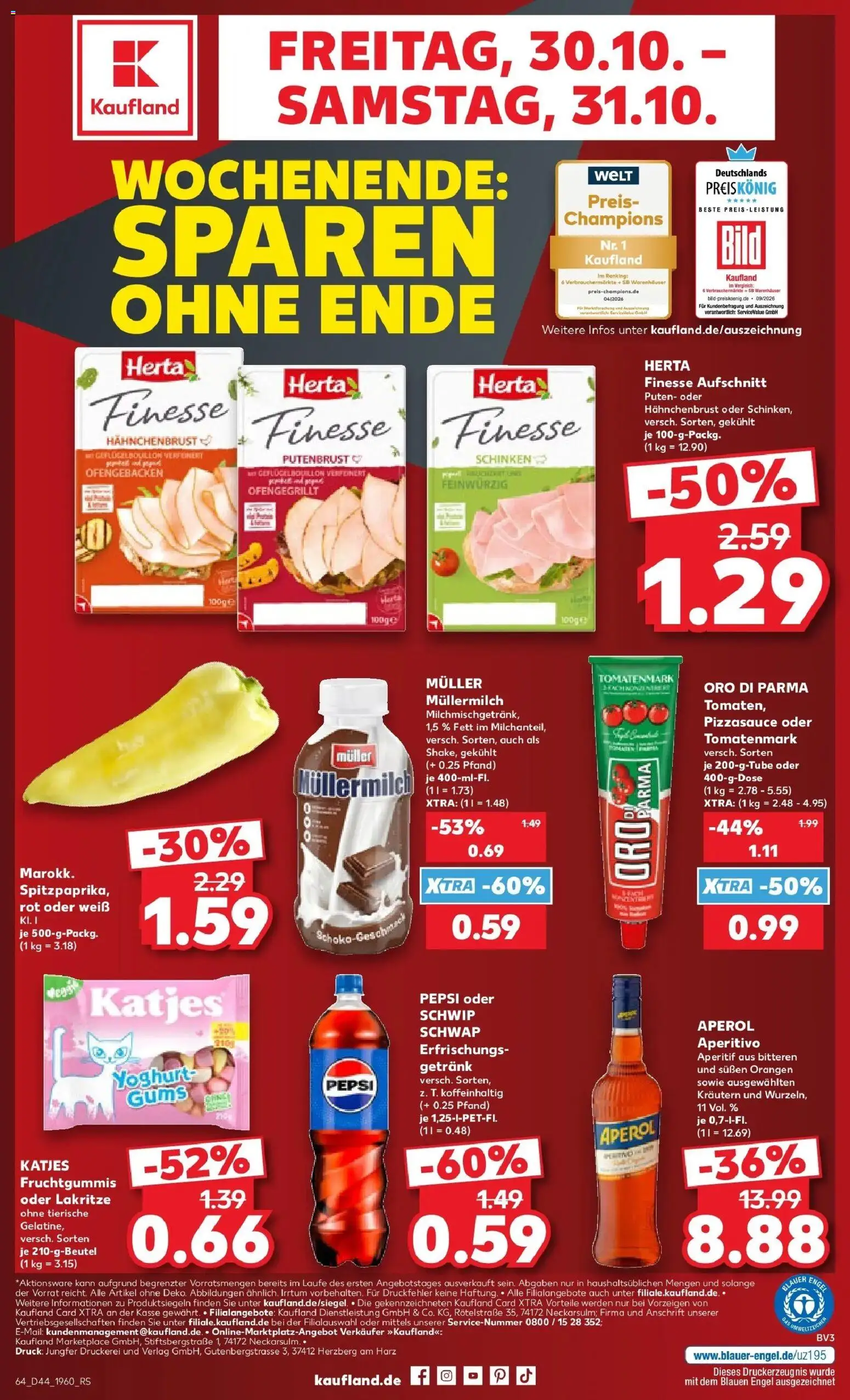 Vorschau von dem Prospekt des Geschäftes Kaufland, gültig ab dem 26.10.2026