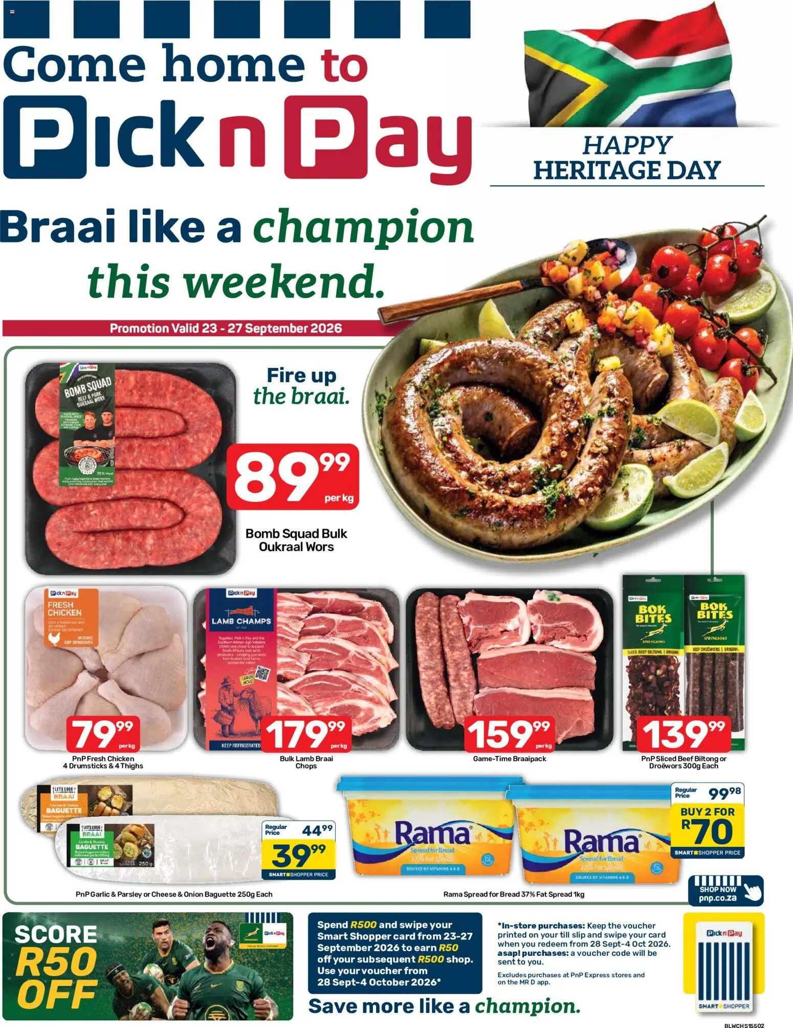 Preview of Pick n Pay flyer valid from 23/09/2026