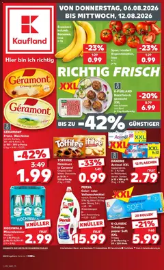 Vorschau von dem Prospekt des Geschäftes Kaufland, gültig ab dem 06.08.2026