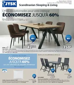 Prévisualisation de Jysk catalogue économisez jusqu'à 60% du magasin Jysk formulaire valide 24/06/2026