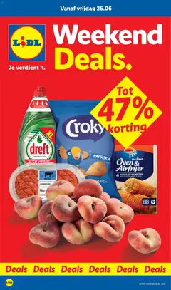 Voorbeeld van Lidl folder - Weekenddeals van winkel Lidl geldig vanaf 26-06-2026