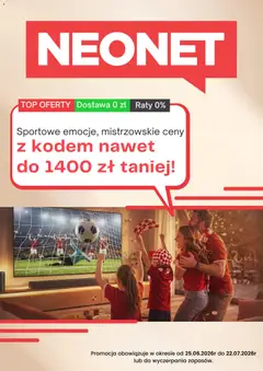 Pogląd gazetki "Neonet promocje" ze sklepu Neonet ważnej od 25.06.2026