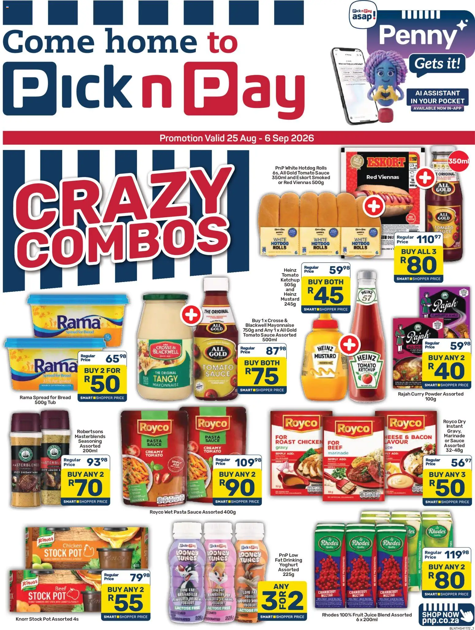 Preview of Pick n Pay flyer valid from 25/08/2026