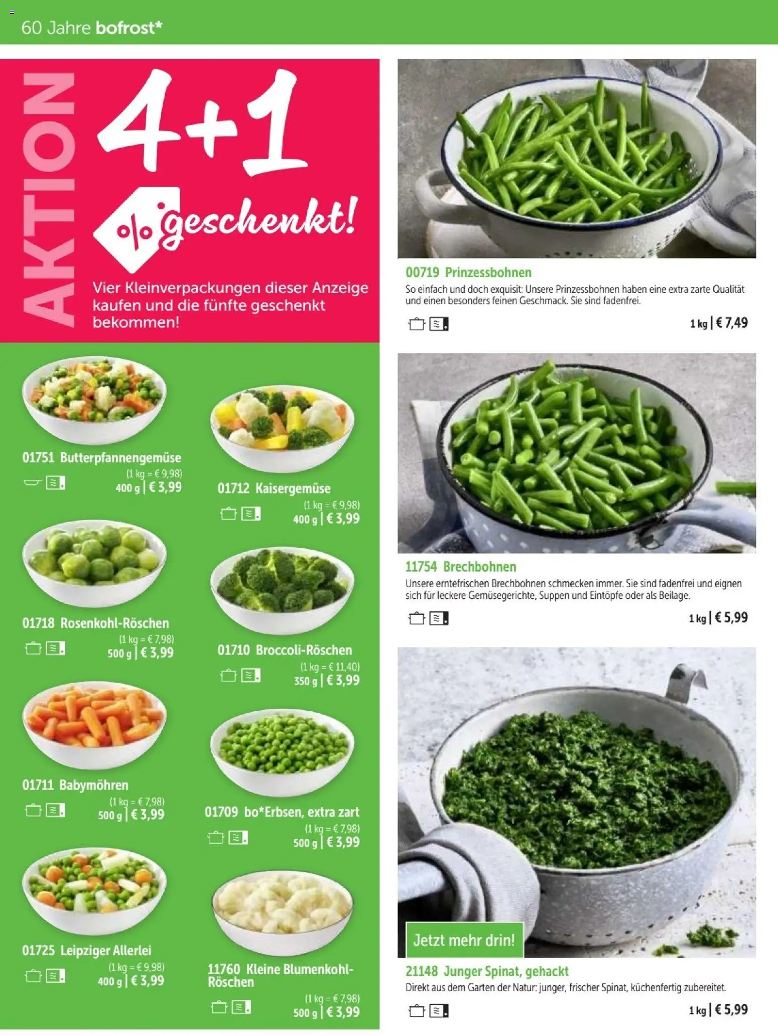 Vorschau von dem Prospekt des Geschäftes Bofrost, gültig ab dem 07.09.2026 - Blumenkohl