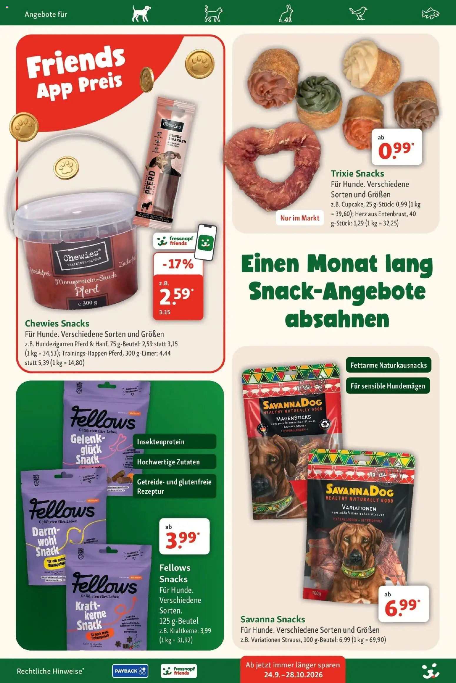 Vorschau von dem Prospekt des Geschäftes Fressnapf, gültig ab dem 24.09.2026