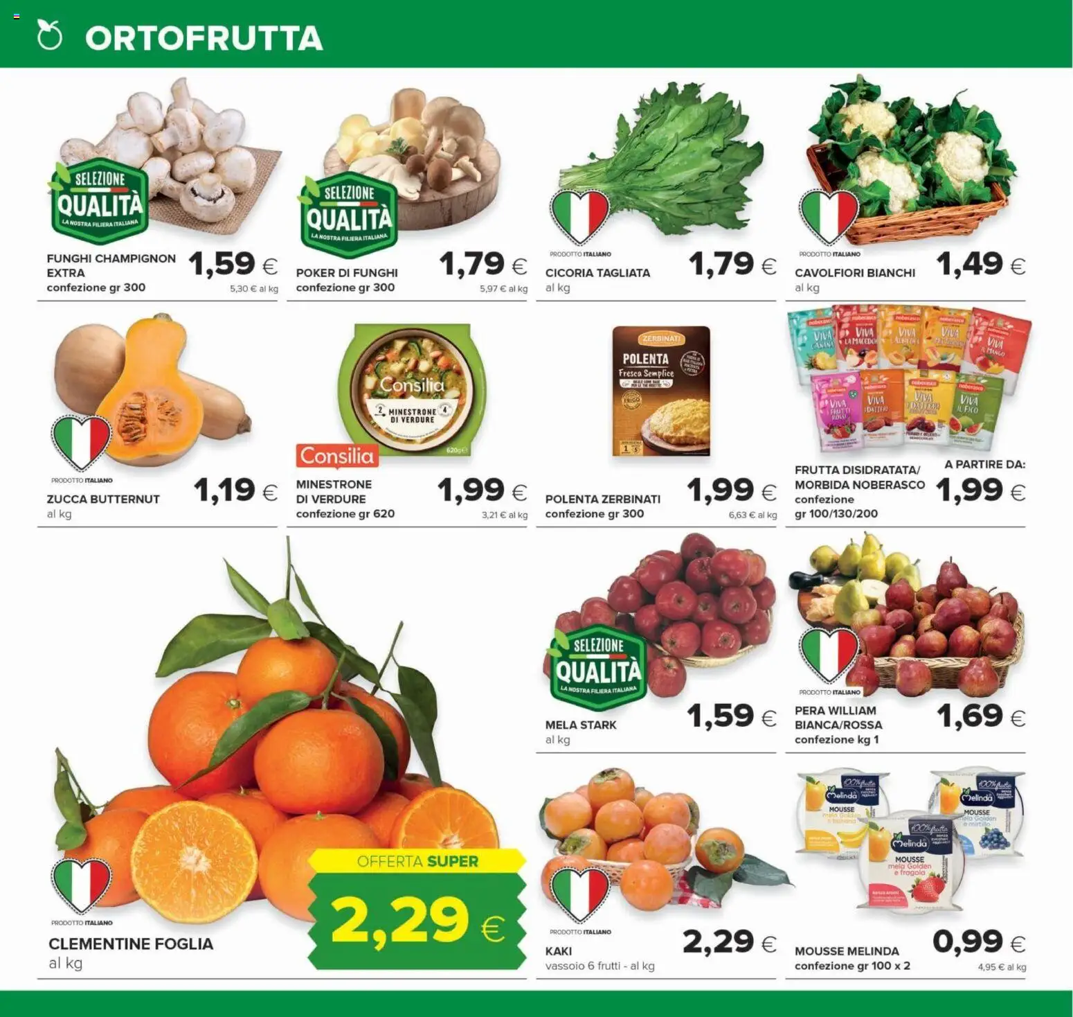 Anteprima dell'opuscolo Oasi volantino dal negozio Oasi valido da 22/10/2026 - Funghi, Zucca, Frutta, Verdure, Minestrone, Pera, Zucca butternut, Vassoio