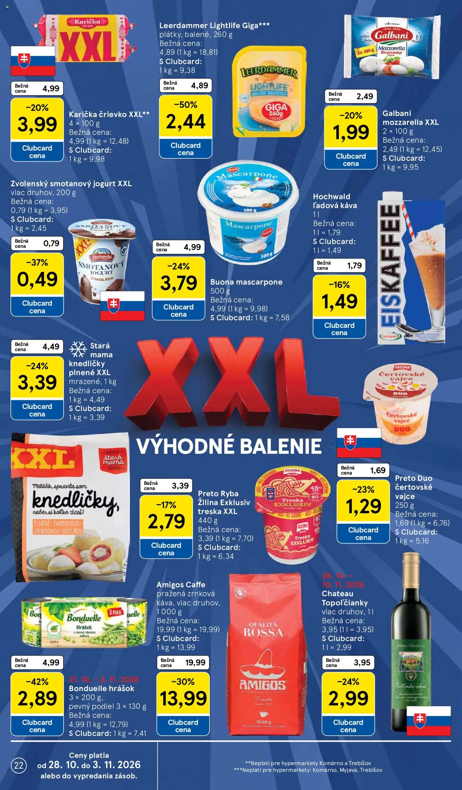 Náhľad Tesco letáku platného od 28.10.2026