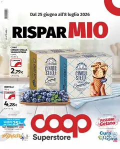 Anteprima dell'opuscolo COOP volantino Superstore Tradate dal negozio COOP valido da 25/06/2026