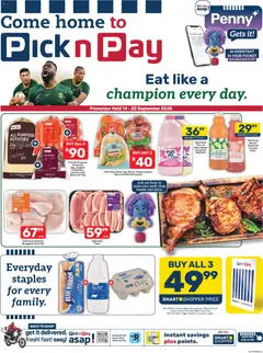 Preview of Pick n Pay flyer valid from 14/09/2026