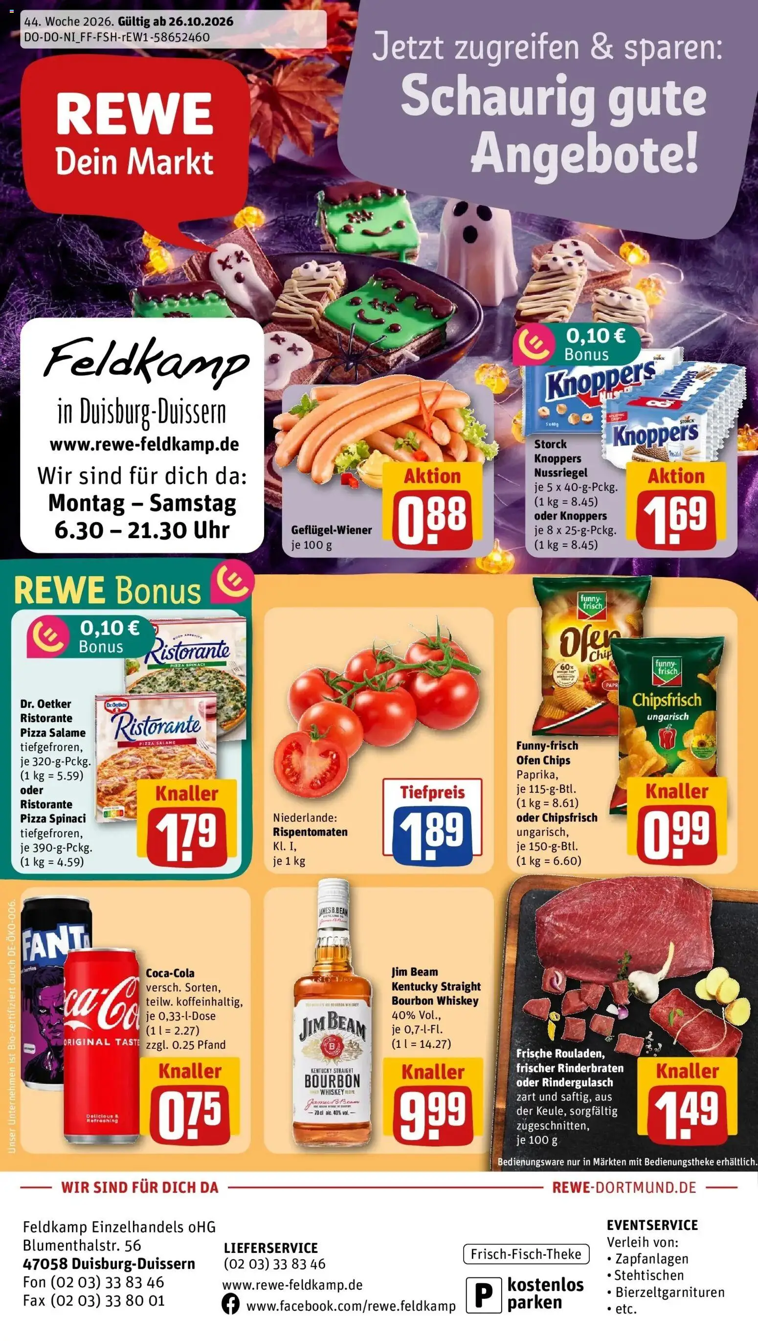 Vorschau von dem Prospekt des Geschäftes Rewe, gültig ab dem 26.10.2026