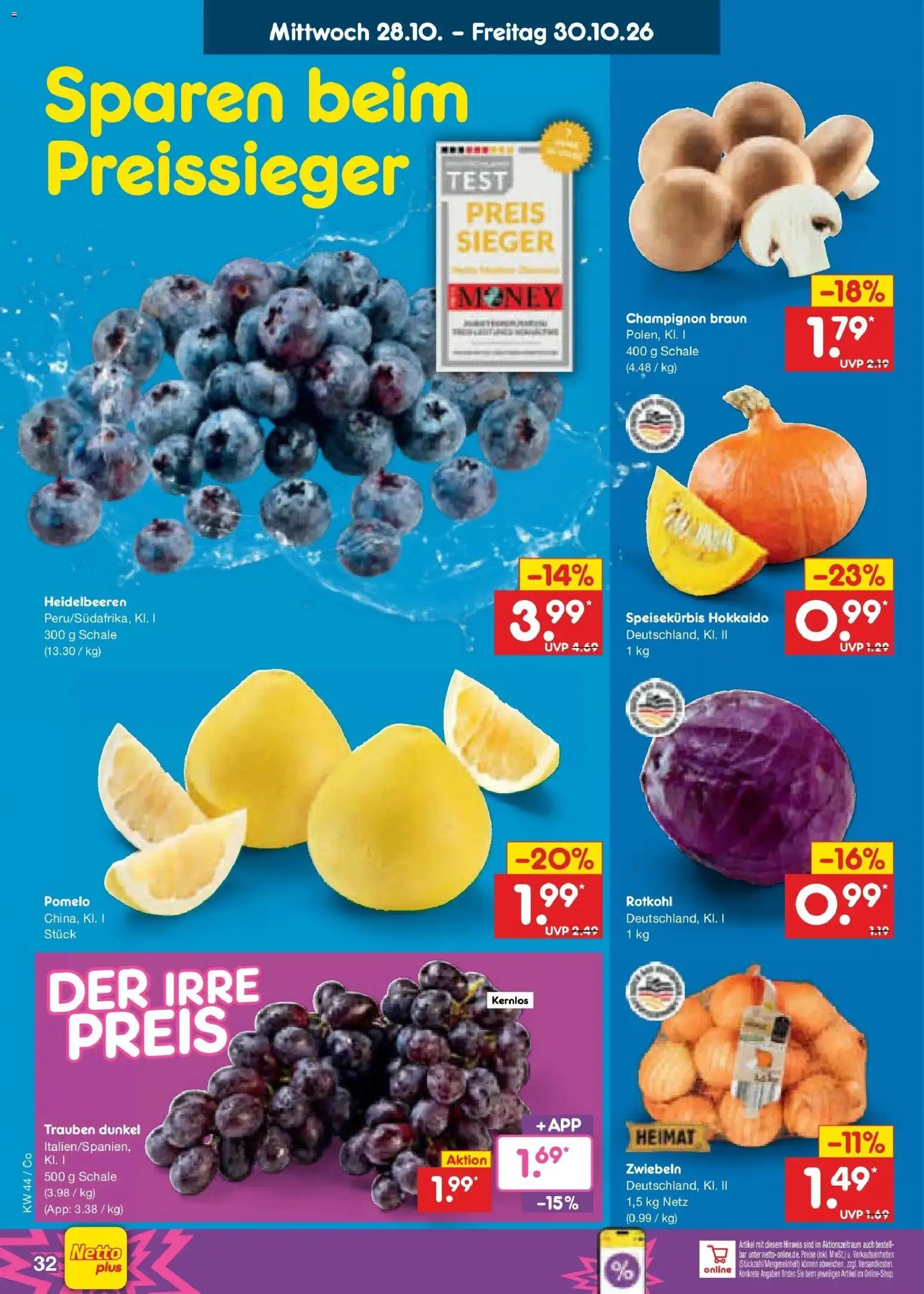 Vorschau von dem Prospekt des Geschäftes Netto Marken-Discount, gültig ab dem 26.10.2026