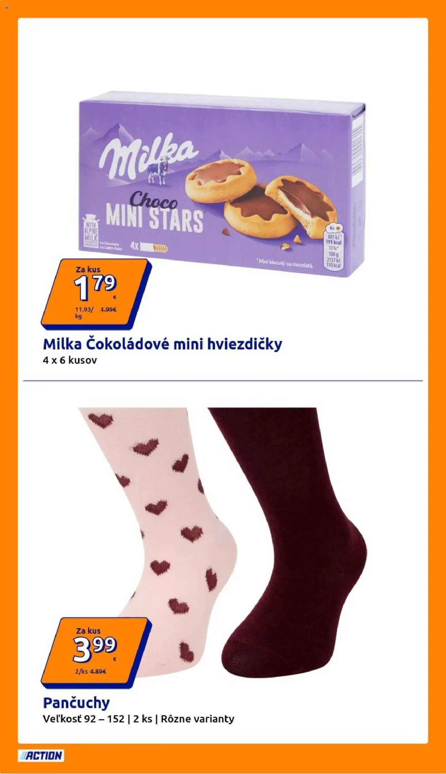 Náhľad Action letáku platného od 07.10.2026 - Milka