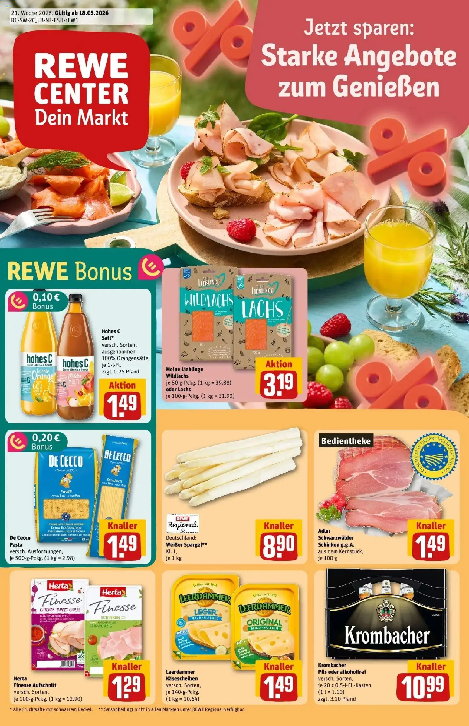 Vorschau von dem Prospekt des Geschäftes Rewe, gültig ab dem 17.05.2026