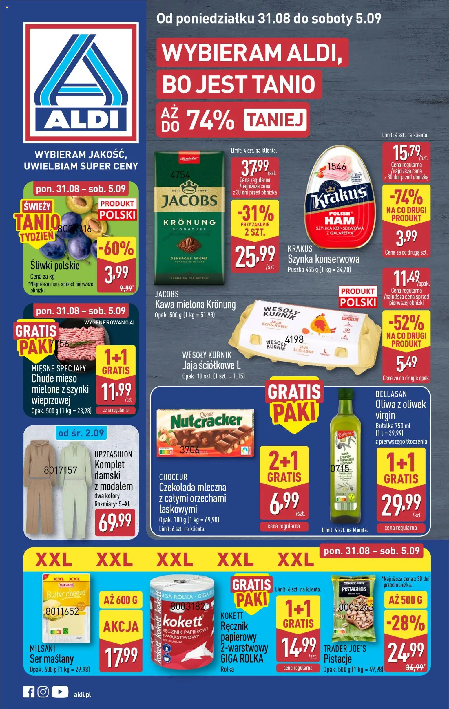 Pogląd gazetki "Aldi gazetka" ze sklepu Aldi ważnej od 31.08.2026