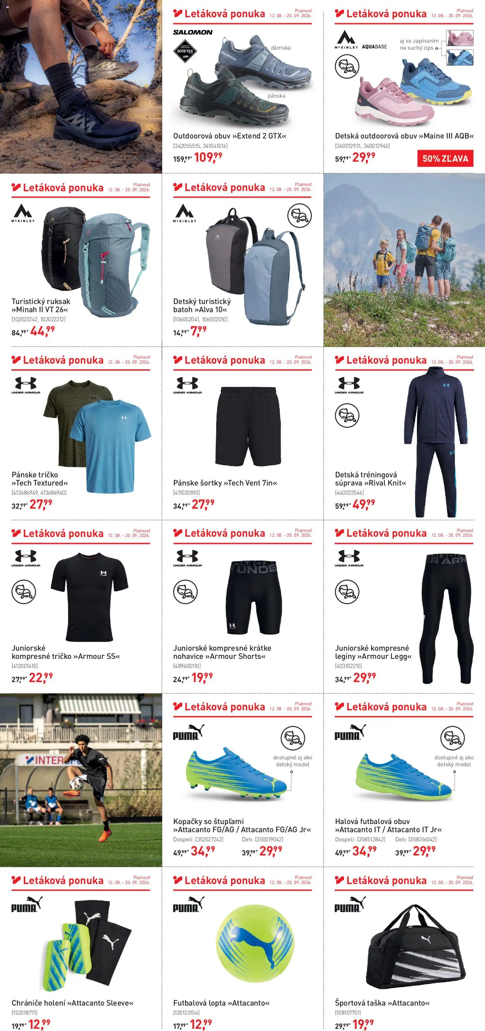 Náhľad Intersport letáku platného od 12.08.2026