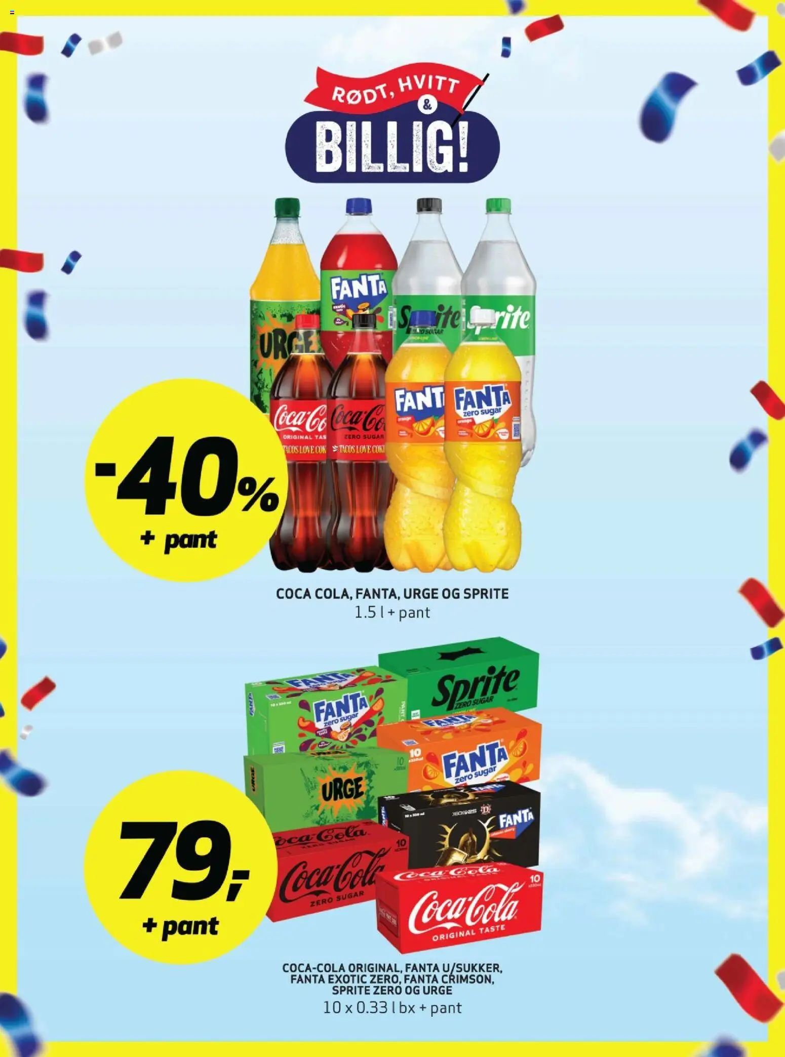 Forhåndsvis Bunnpris kundeavis fra butikk Bunnpris gyldig fra 03/05/2026 - Fanta, Sprite, Coca Cola, Cola