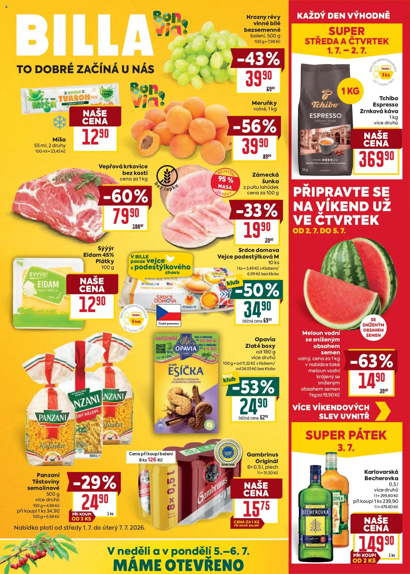 Náhled nabídky: Billa Billa Velký leták platný od 01.07.2026