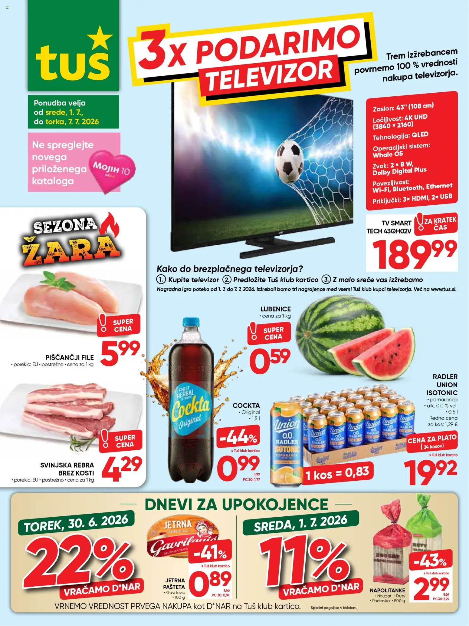 Predogled kataloga iz trgovine Tuš veljaven od 01.07.2026
