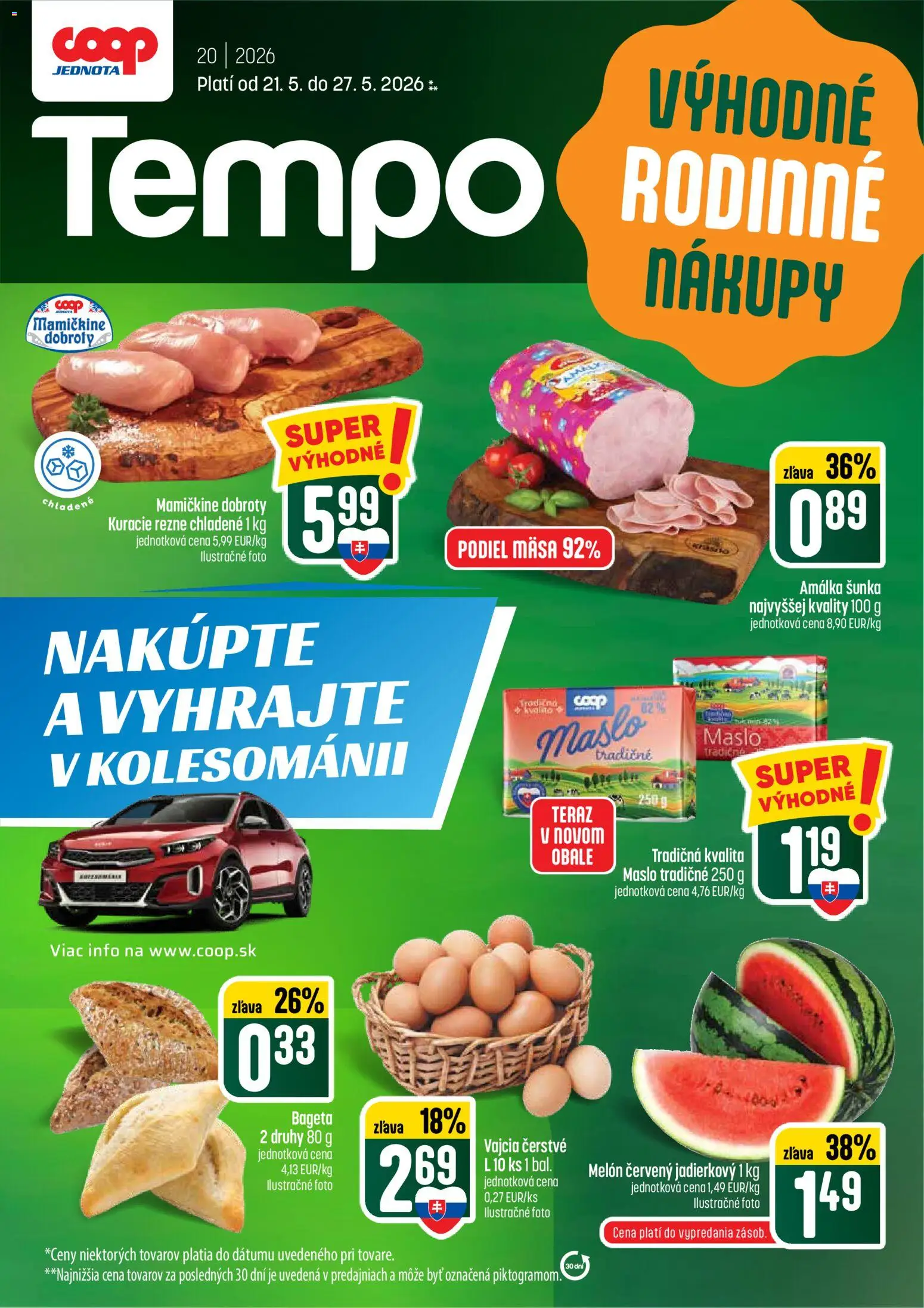 Náhľad COOP Jednota letáku platného od 21.05.2026