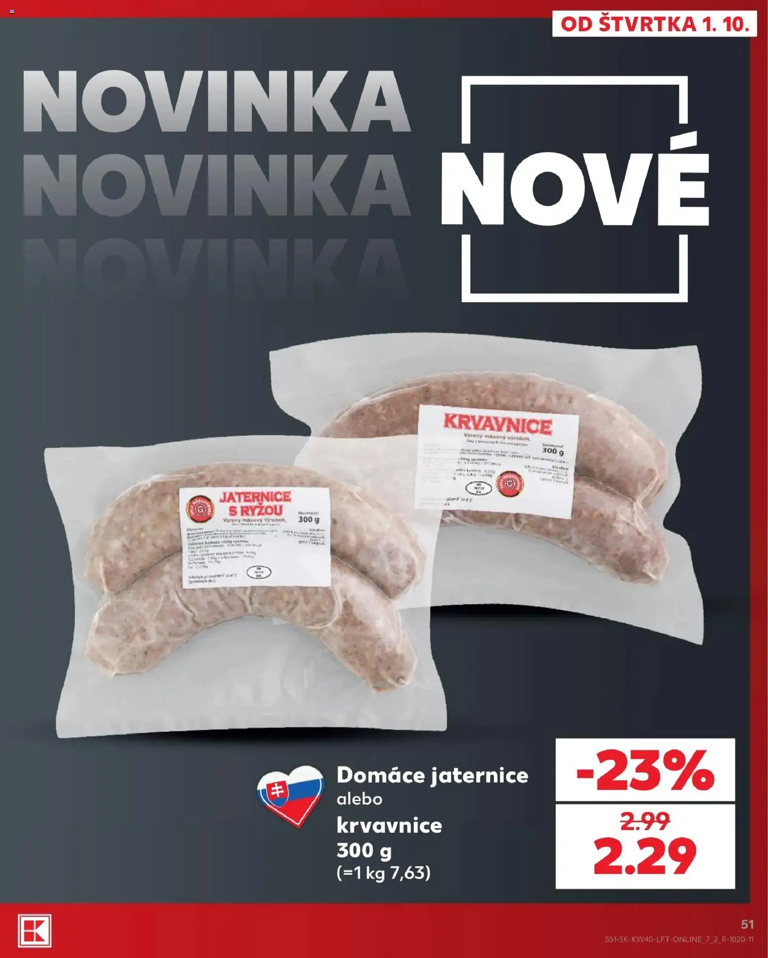 Náhľad Kaufland letáku platného od 01.10.2026