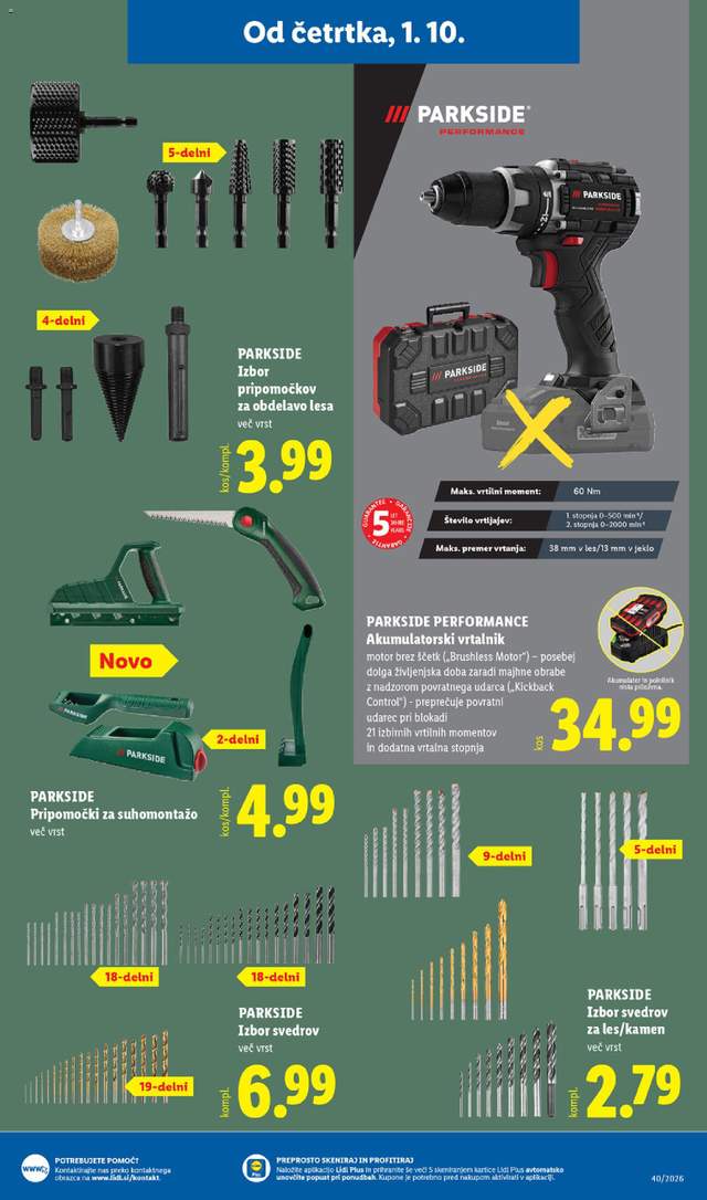 Novi Lidl katalog od 01.10.