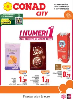 Anteprima dell'opuscolo Conad volantino City Lazio dal negozio Conad valido da 26/08/2026