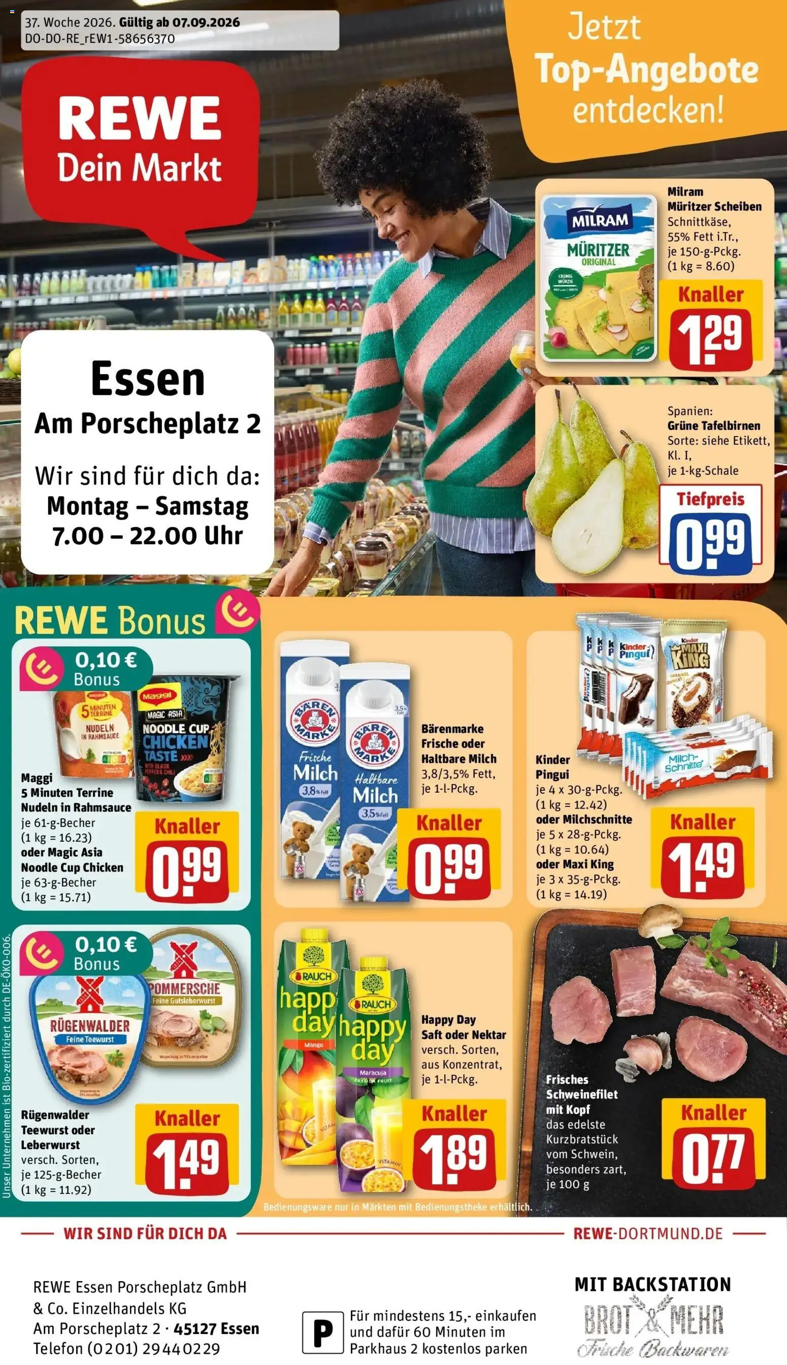 Vorschau von dem Prospekt des Geschäftes Rewe, gültig ab dem 07.09.2026