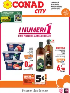Anteprima dell'opuscolo Conad volantino City Piemonte dal negozio Conad valido da 21/05/2026