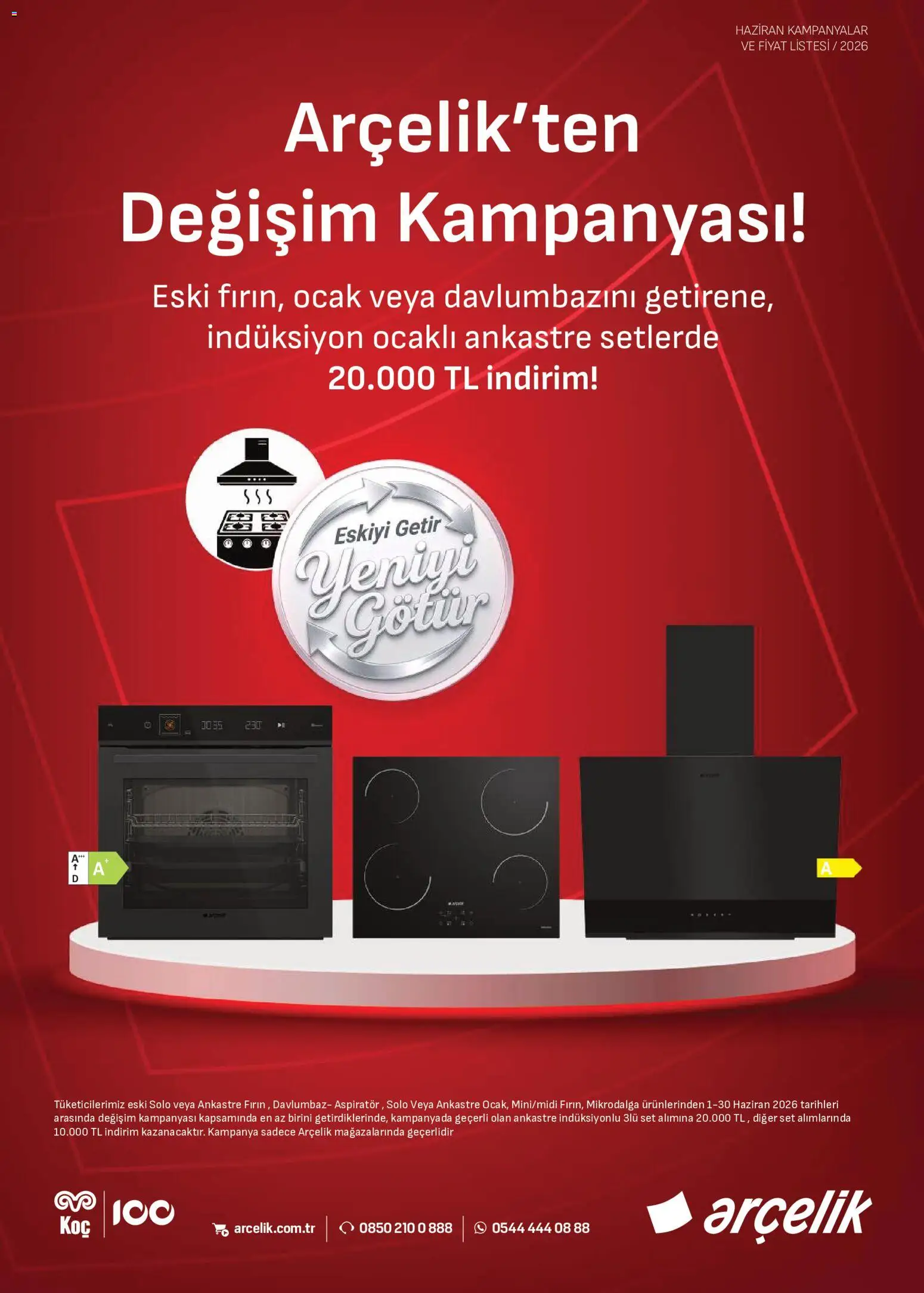 Arçelik Arçelik - Ankastre Kataloğu 01.06.2026 - Broşürünün önizlemesi
