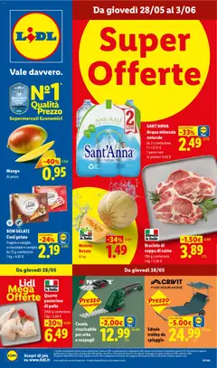Anteprima dell'opuscolo Lidl volantino dal negozio Lidl valido da 28/05/2026