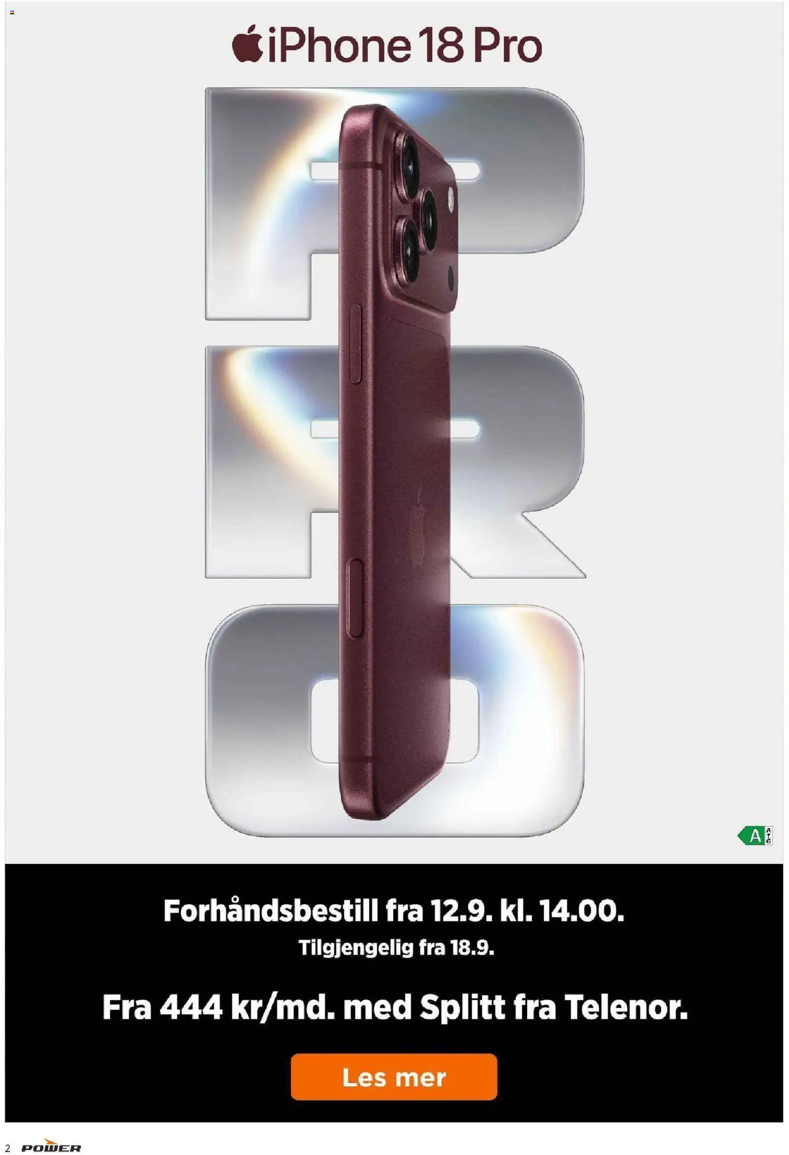 Forhåndsvis Power kundeavis fra butikk Power gyldig fra 14/09/2026
