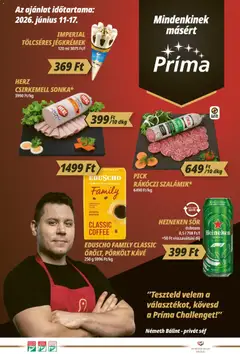 CBA Príma - CBA Príma akciós újság megtekintése, amely érvényes 2026.06.11.-től