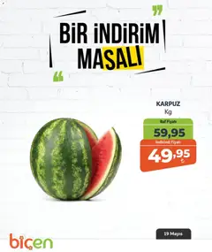 Biçen Market Biçen Market - Bir İndirim MaSalı - meyve 19.05.2026 - Broşürünün önizlemesi